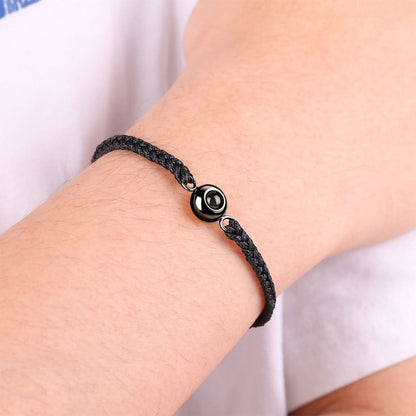 Bracelet photo réglable personnalisé