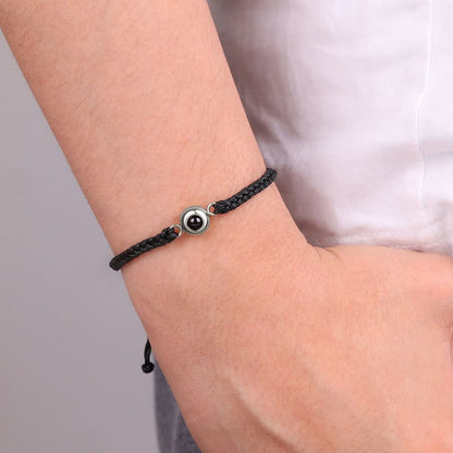 Bracelet photo réglable personnalisé