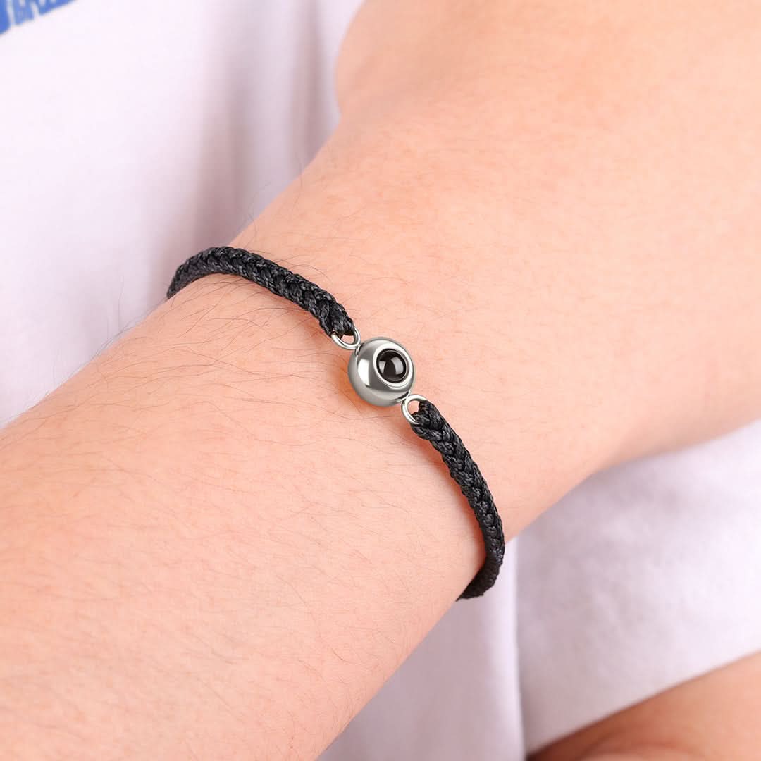 Bracelet photo réglable personnalisé