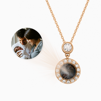 Collier photo Petit Halo
