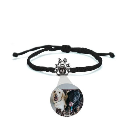 Bracelet photo patte d'animal