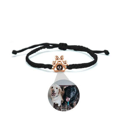 Bracelet photo patte d'animal