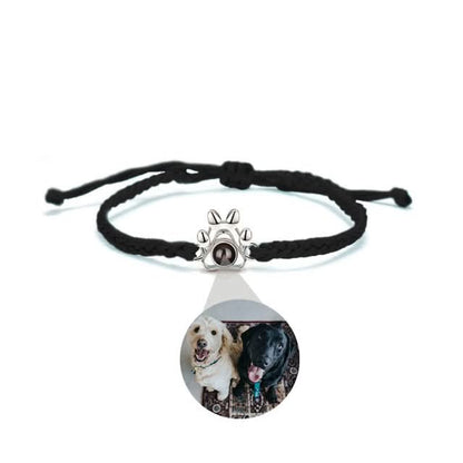 Bracelet photo patte d'animal