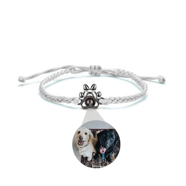 Bracelet photo patte d'animal