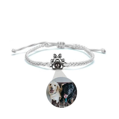Bracelet photo patte d'animal