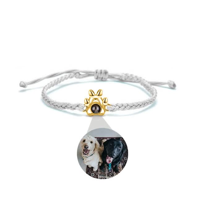 Bracelet photo patte d'animal