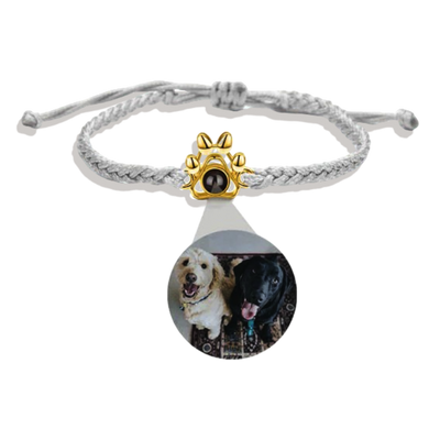 Bracelet photo patte d'animal
