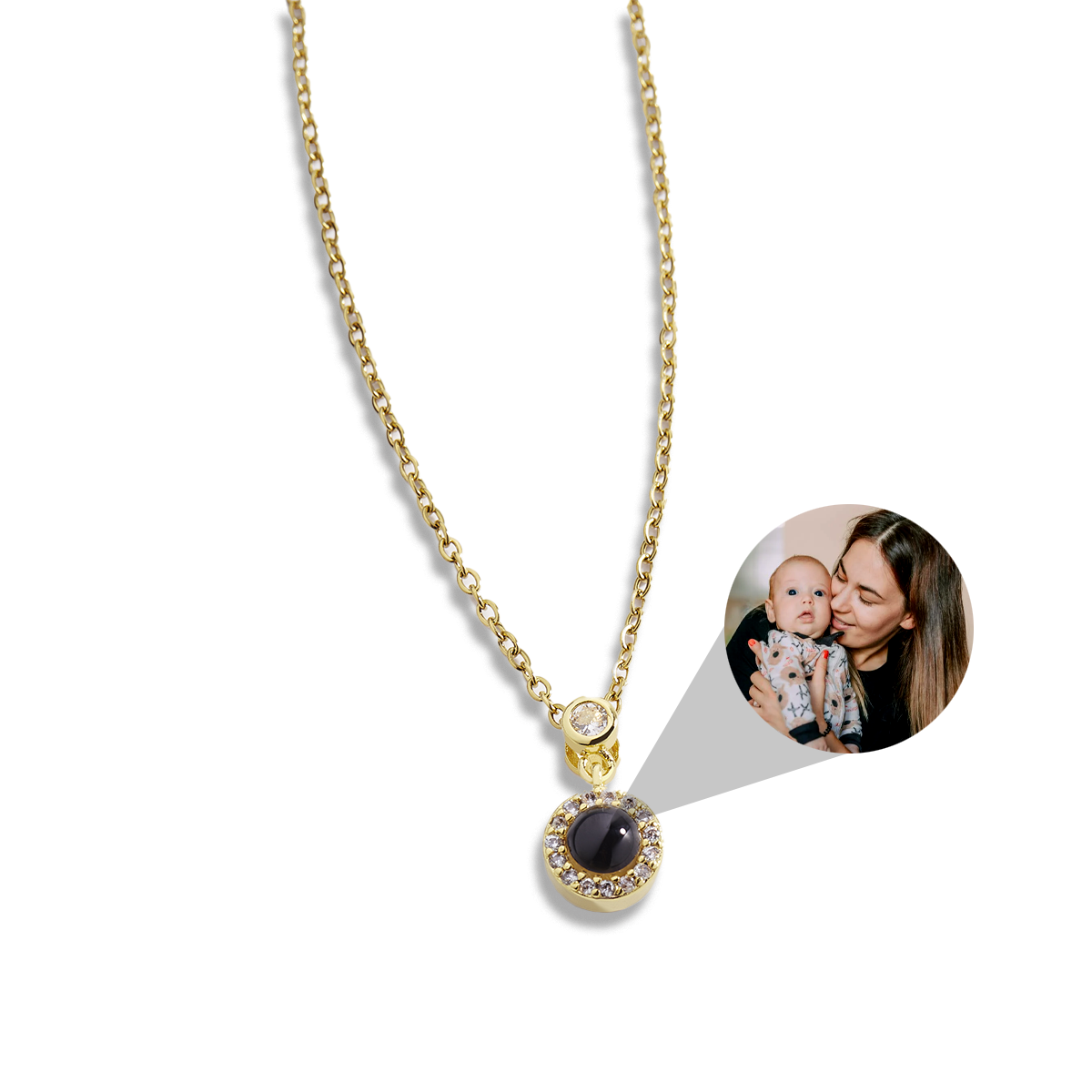 Collier photo Petit Halo