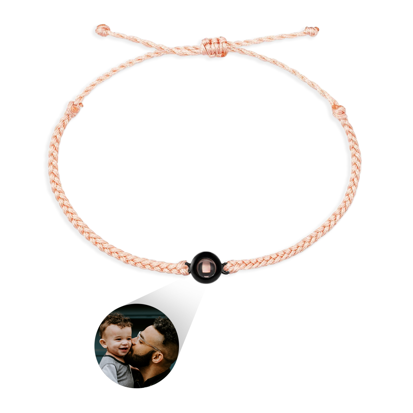 Bracelet photo réglable personnalisé