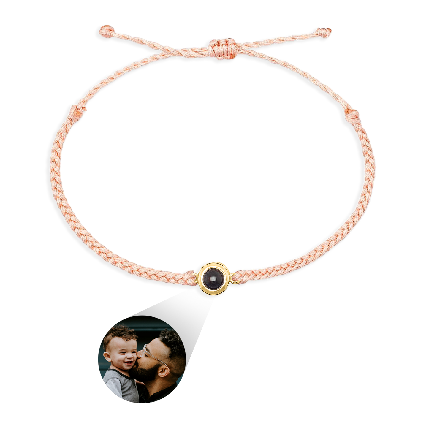 Bracelet photo réglable personnalisé