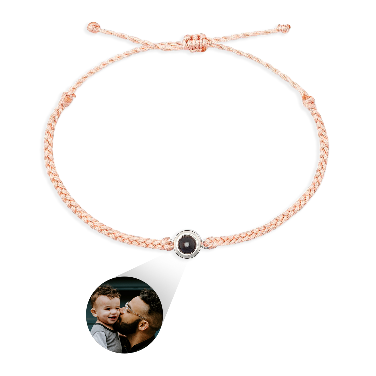 Bracelet photo réglable personnalisé