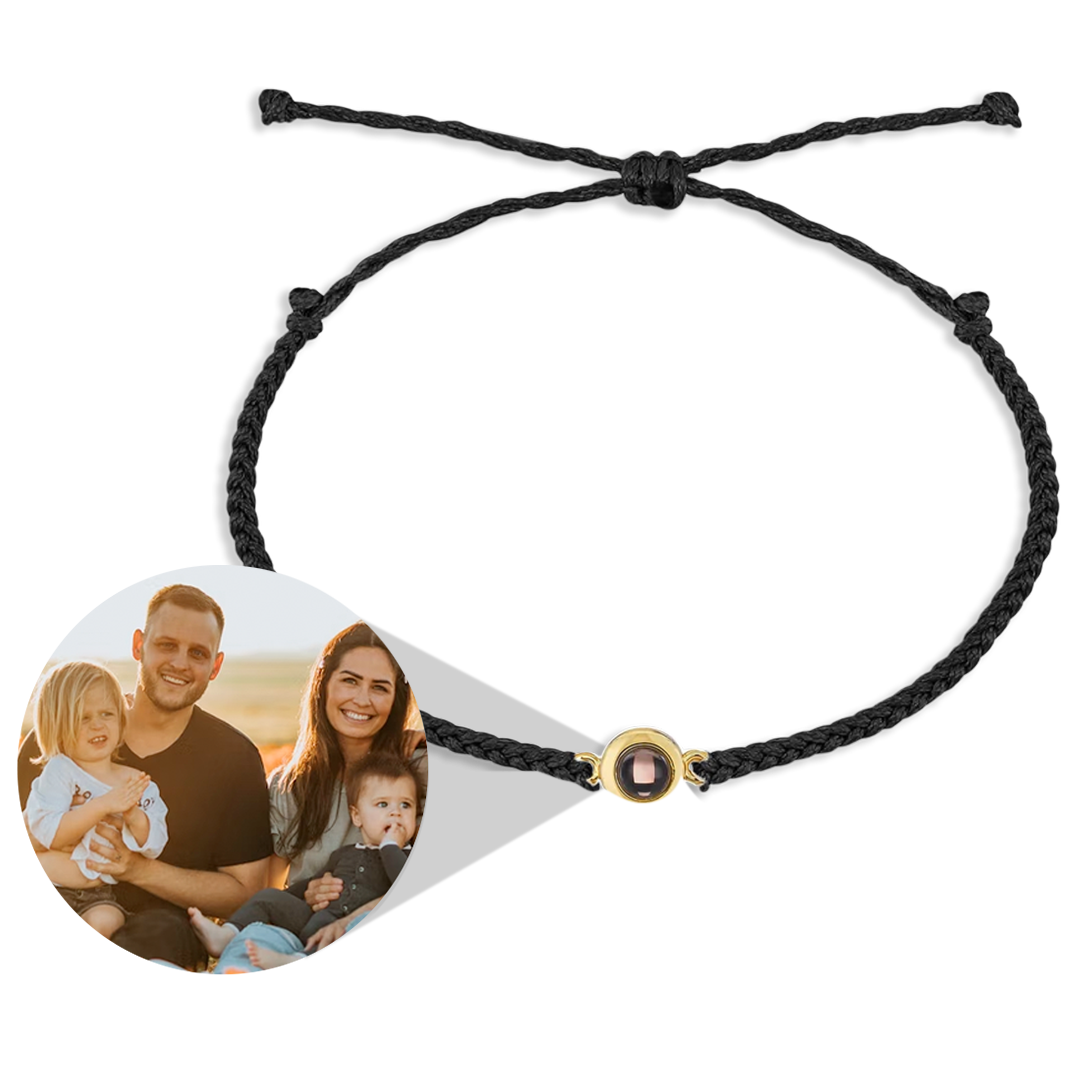 Bracelet photo réglable personnalisé