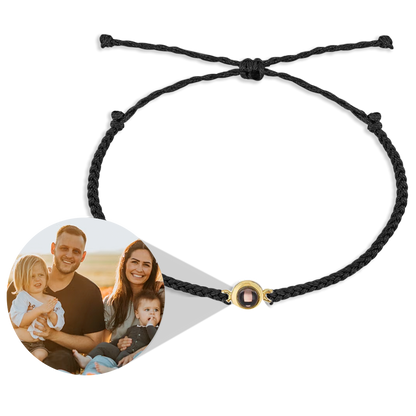 Bracelet photo réglable personnalisé