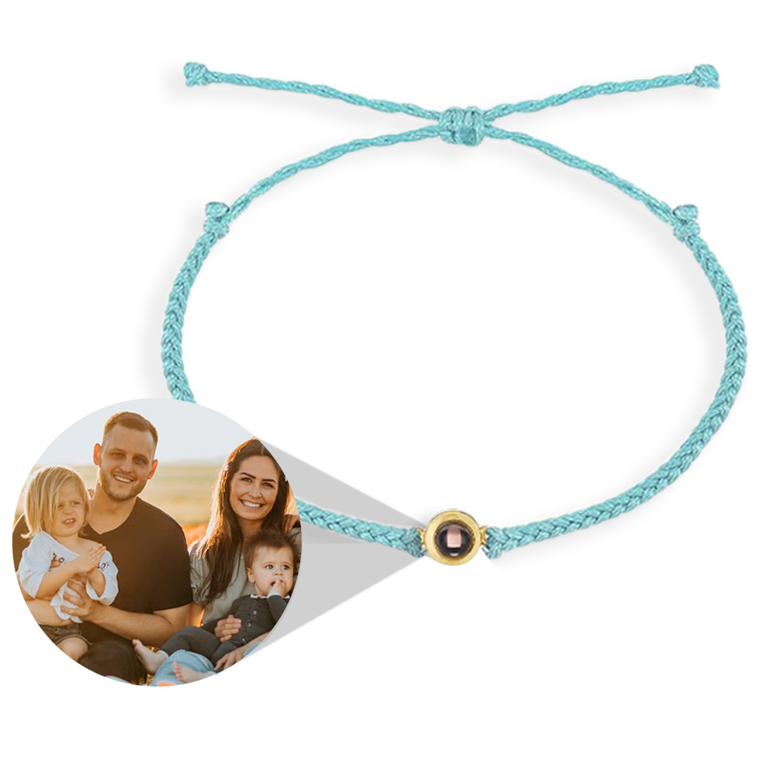 Bracelet photo réglable personnalisé