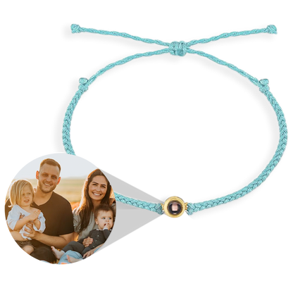 Bracelet photo réglable personnalisé