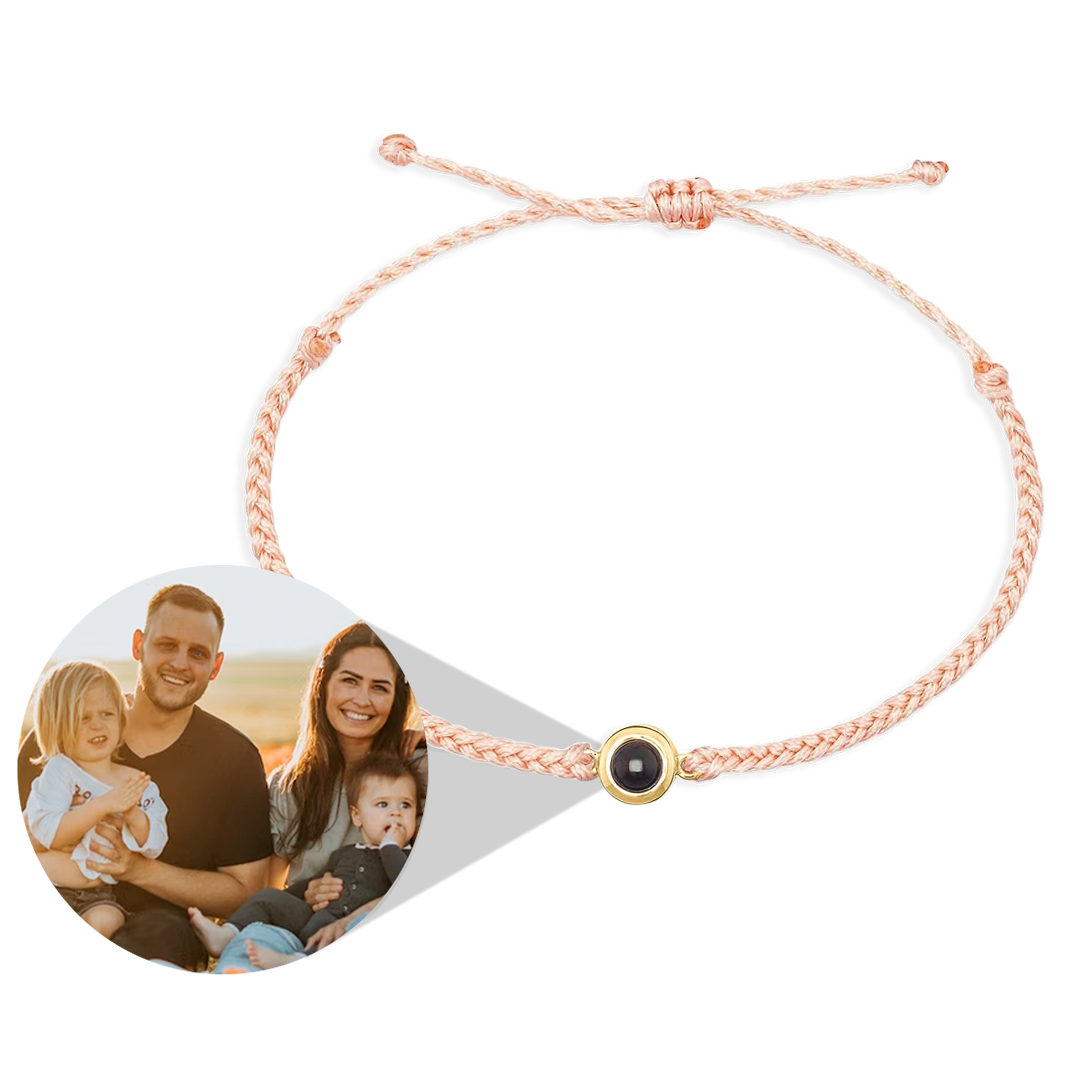 Bracelet photo réglable personnalisé