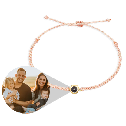 Bracelet photo réglable personnalisé