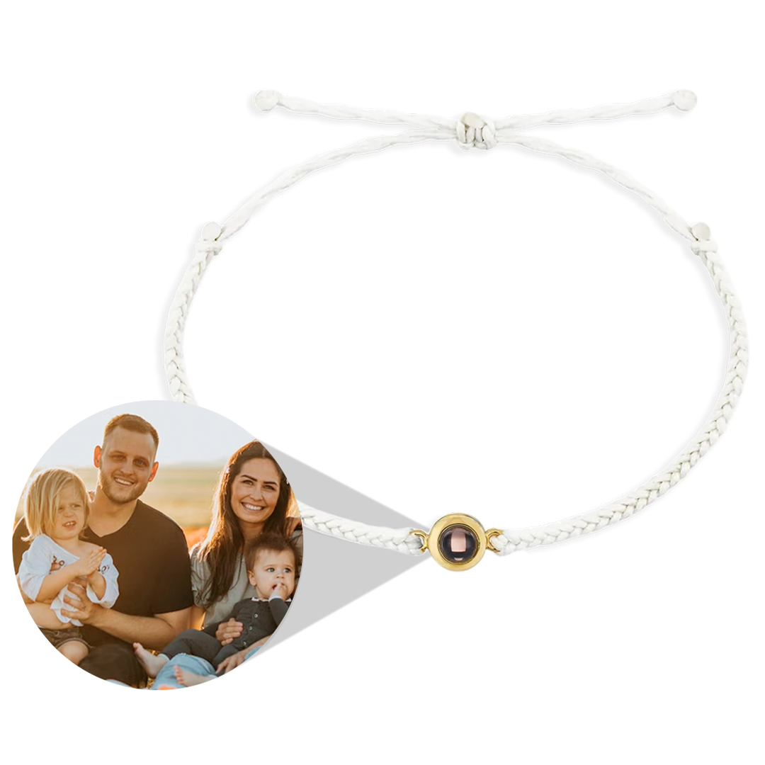 Bracelet photo réglable personnalisé