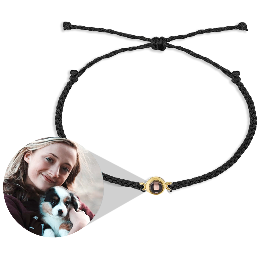 Bracelet photo réglable personnalisé