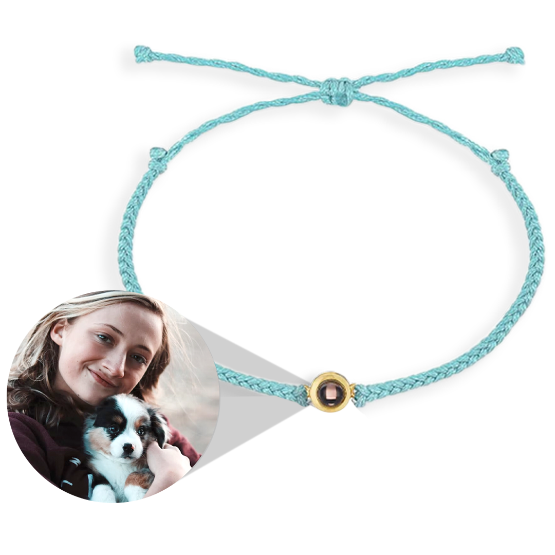 Bracelet photo réglable personnalisé