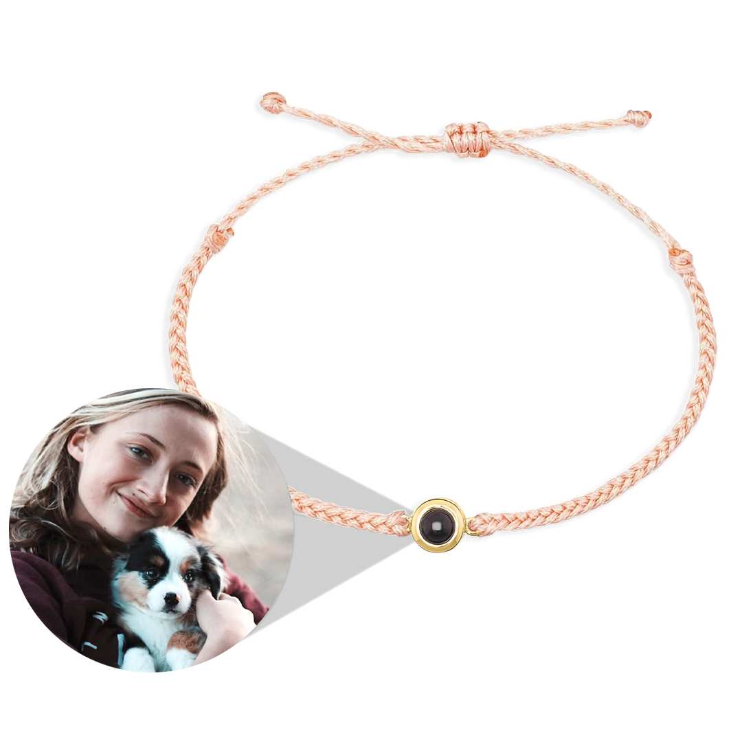Bracelet photo réglable personnalisé