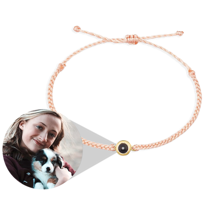 Bracelet photo réglable personnalisé