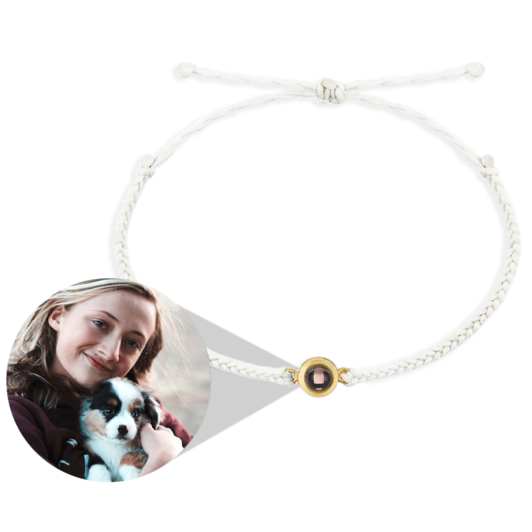 Bracelet photo réglable personnalisé