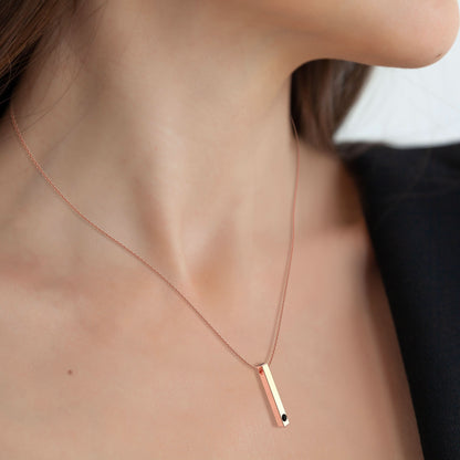 Collier photo à barre pilier