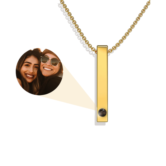 Collier photo à barre pilier