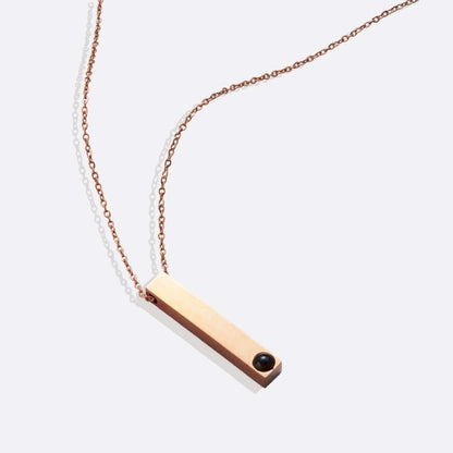 Collier photo à barre pilier