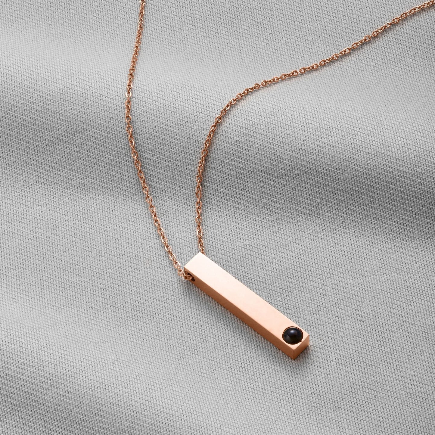 Collier photo à barre pilier