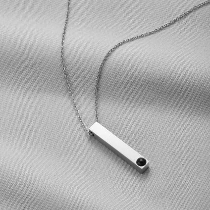 Collier photo à barre pilier