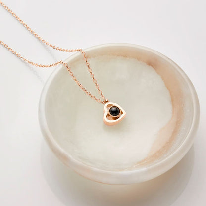Collier Photo Coeur Personnalisé
