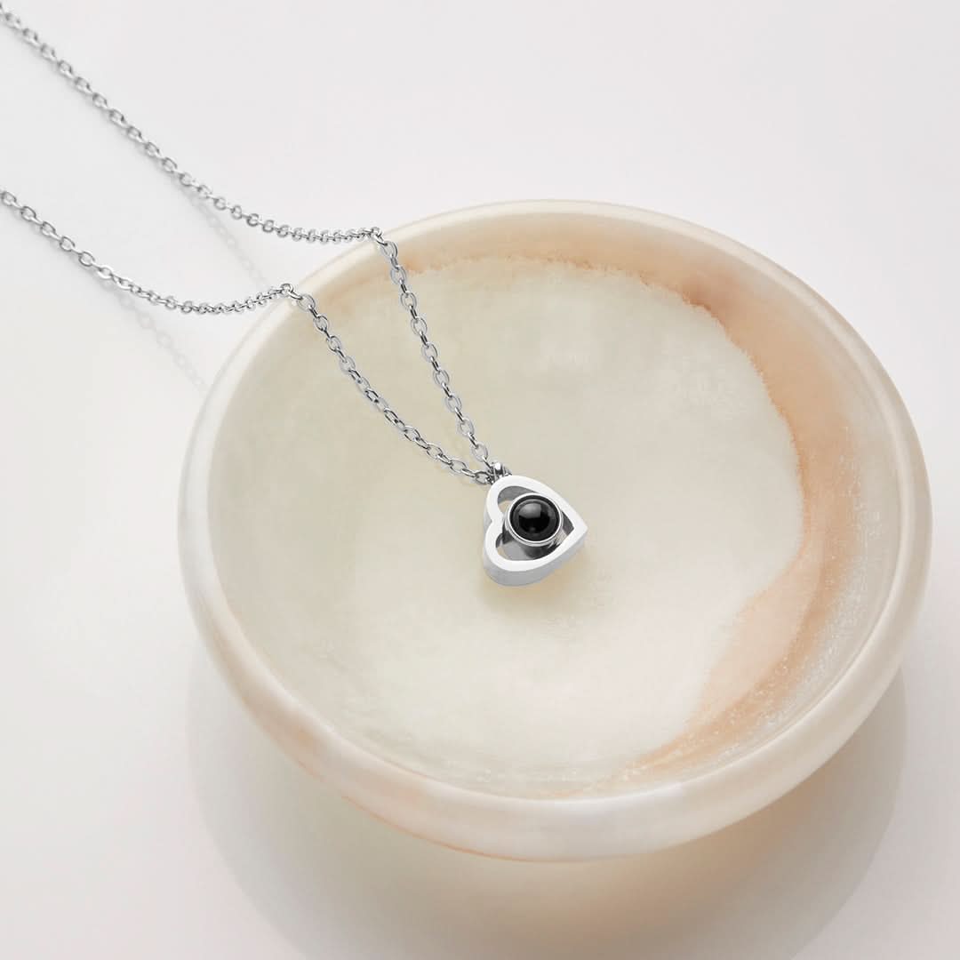 Collier Photo Coeur Personnalisé