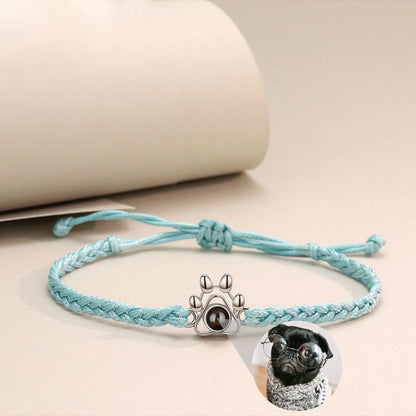 Bracelet photo patte d'animal