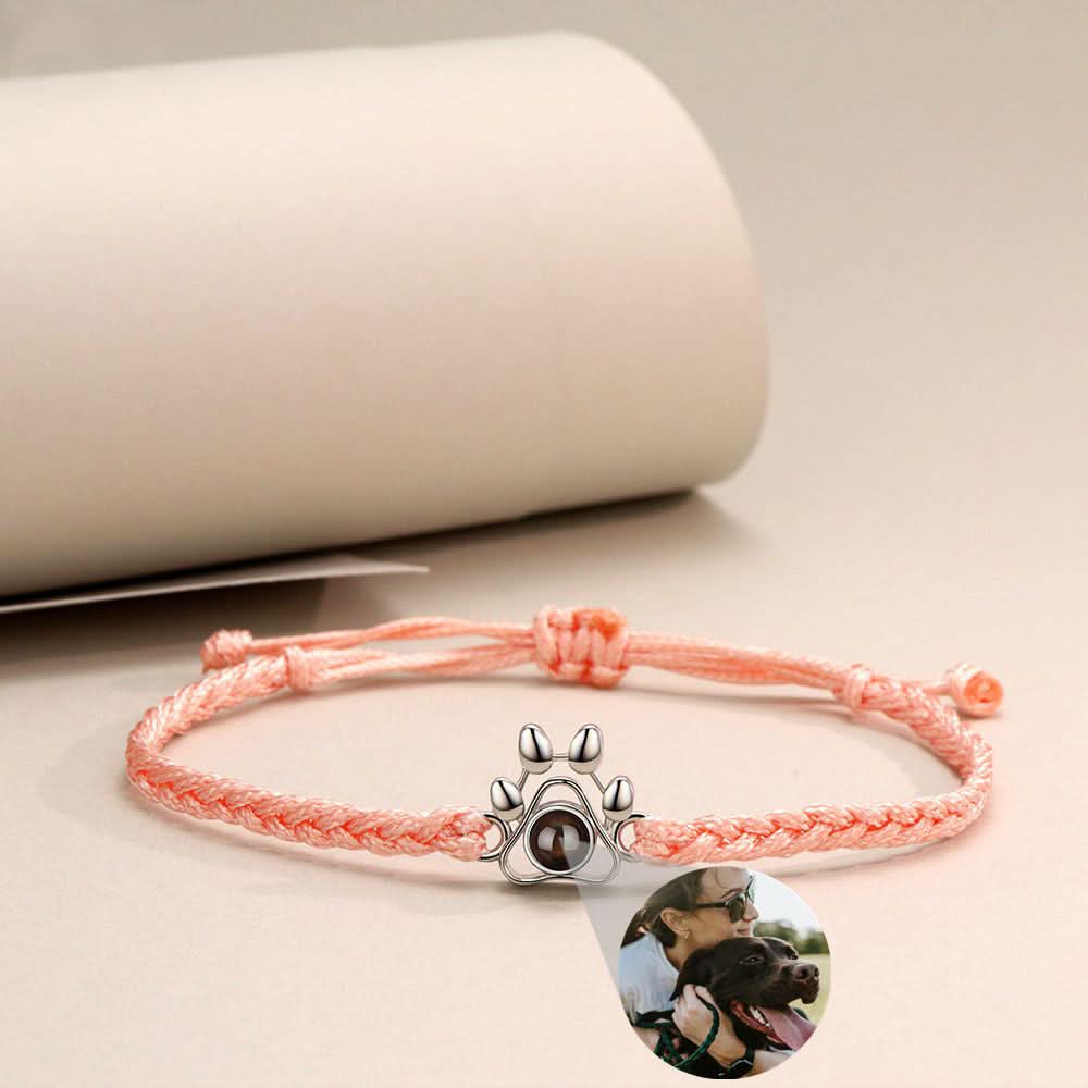 Bracelet photo patte d'animal