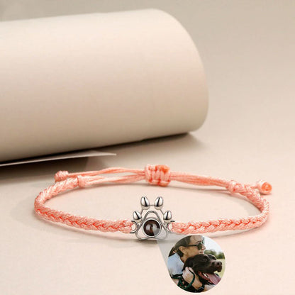 Bracelet photo patte d'animal