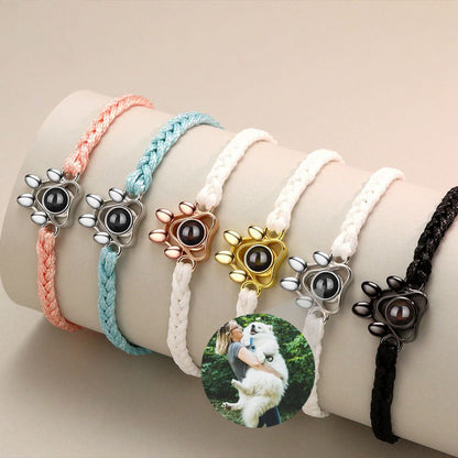 Bracelet photo patte d'animal