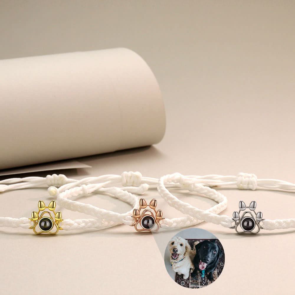Bracelet photo patte d'animal