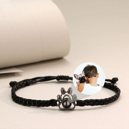 Bracelet photo patte d'animal