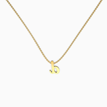 Collier avec initiale minuscule