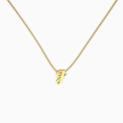 Collier avec initiale minuscule