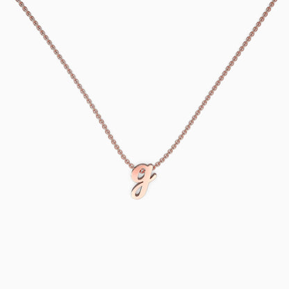 Collier avec initiale minuscule