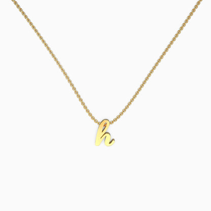 Collier avec initiale minuscule
