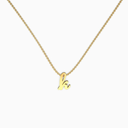 Collier avec initiale minuscule
