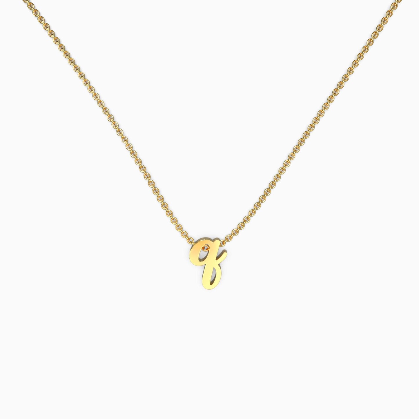 Collier avec initiale minuscule