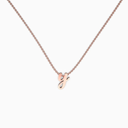Collier avec initiale minuscule
