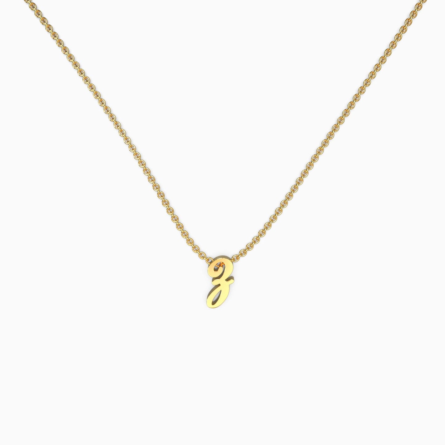 Collier avec initiale minuscule