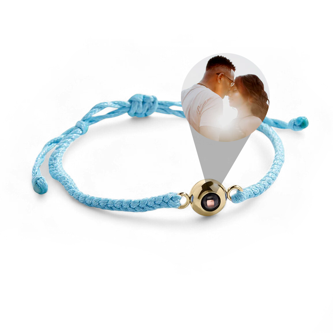 Bracelet photo réglable personnalisé