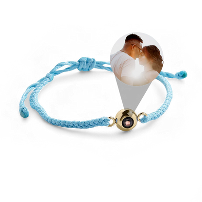 Bracelet photo réglable personnalisé